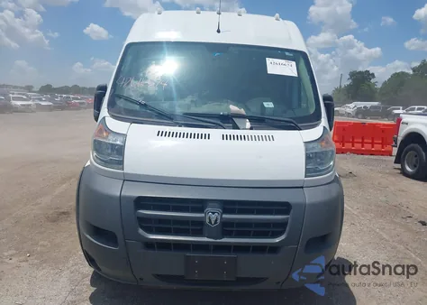2014 Ram Promaster 2500 High Roof из США, поврежденный, VIN 3C6TRVDG2EE120802